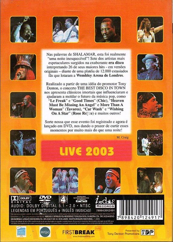 Dvd The Best Disco In Town - Live 2003, Disco Inferno 2 - INDIE
